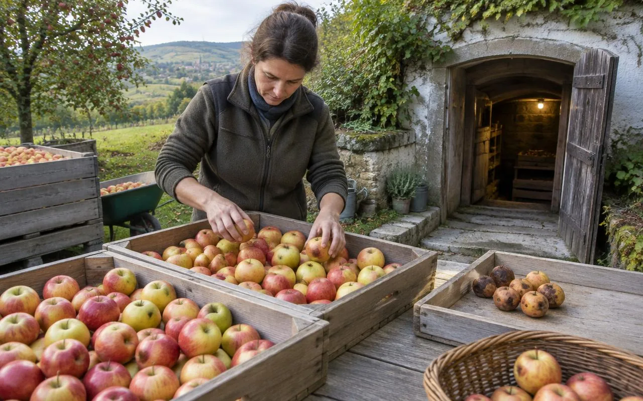 Redaktionelles Motiv zur Anleitung „Nur gesundes Lagerobst einlagern“