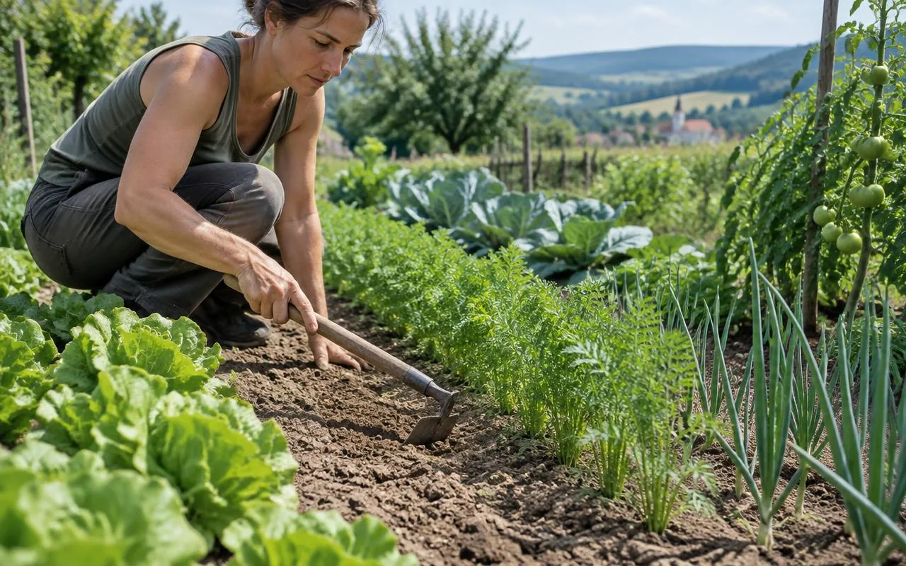 Redaktionelles Motiv zur Anleitung „Bodenoberfläche bei Bedarf flach lockern“
