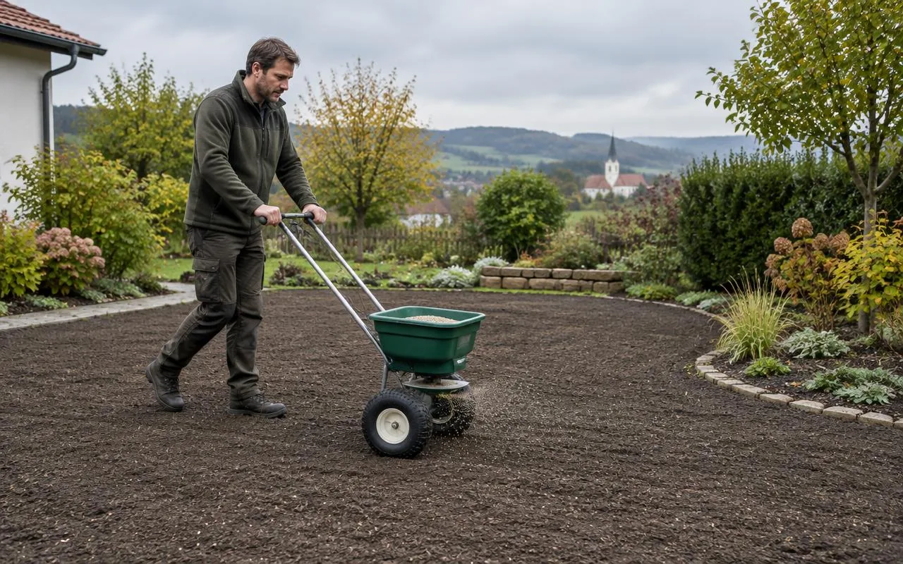 Redaktionelles Motiv zur Anleitung „Rasen im Frühherbst neu anlegen oder nachsäen“