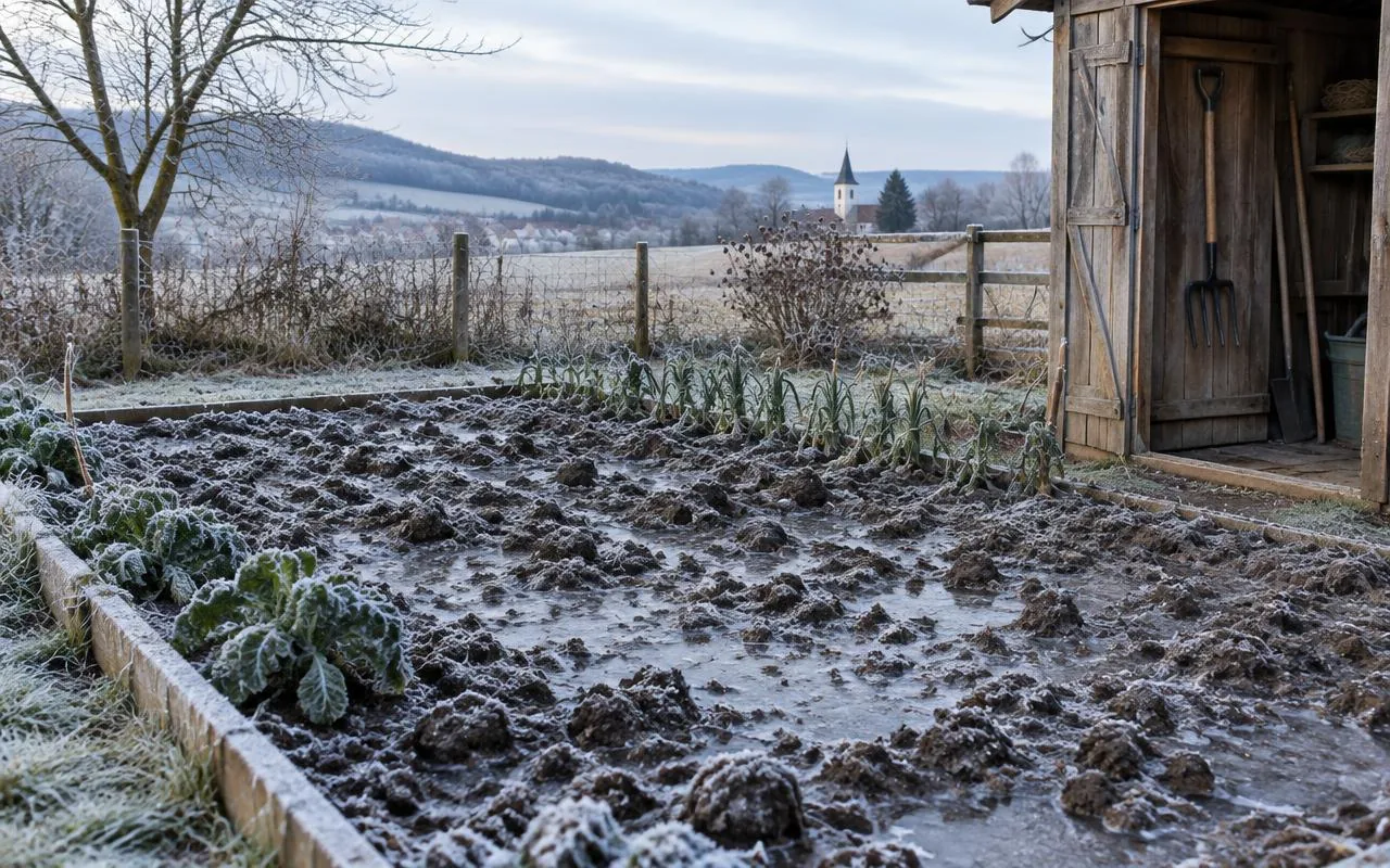 Redaktionelles Motiv zur Anleitung „Gefrorenen oder nassen Boden in Ruhe lassen“