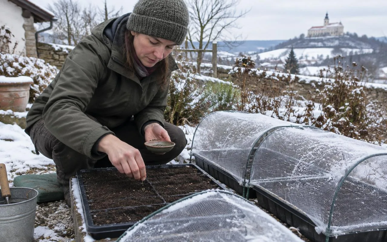 Redaktionelles Motiv zur Anleitung „Kaltkeimer im Spätherbst/Winter aussäen“