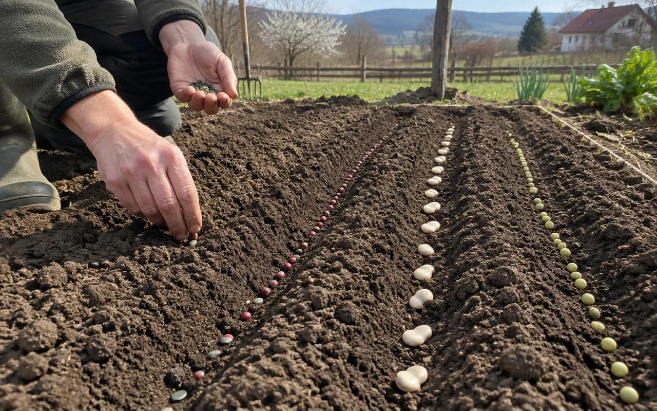 Redaktionelles Motiv zur Anleitung „Spinat, Radieschen, Ackerbohnen und Erbsen im Vorfrühling säen“