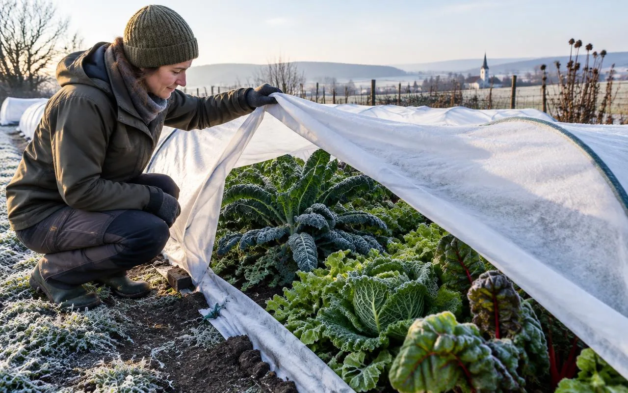 Redaktionelles Motiv zur Anleitung „Wintergemüse schützen und bei Plusgraden ernten“